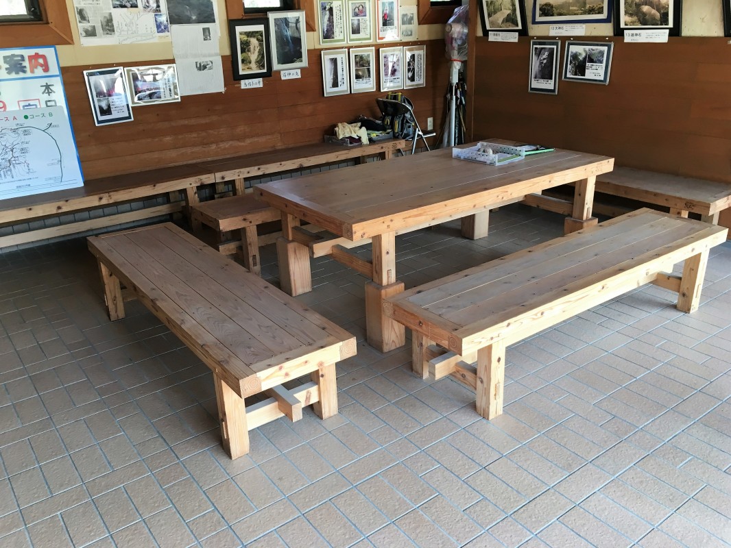 管理棟休憩スペース