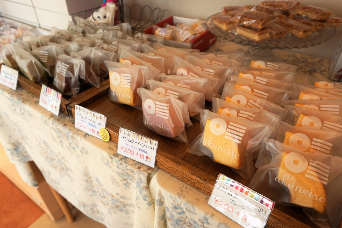 いろんな味のバームクーヘンは種類が豊富