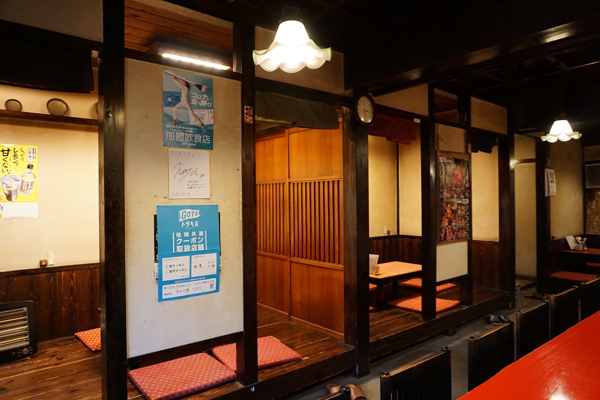 小上がりのお座敷席