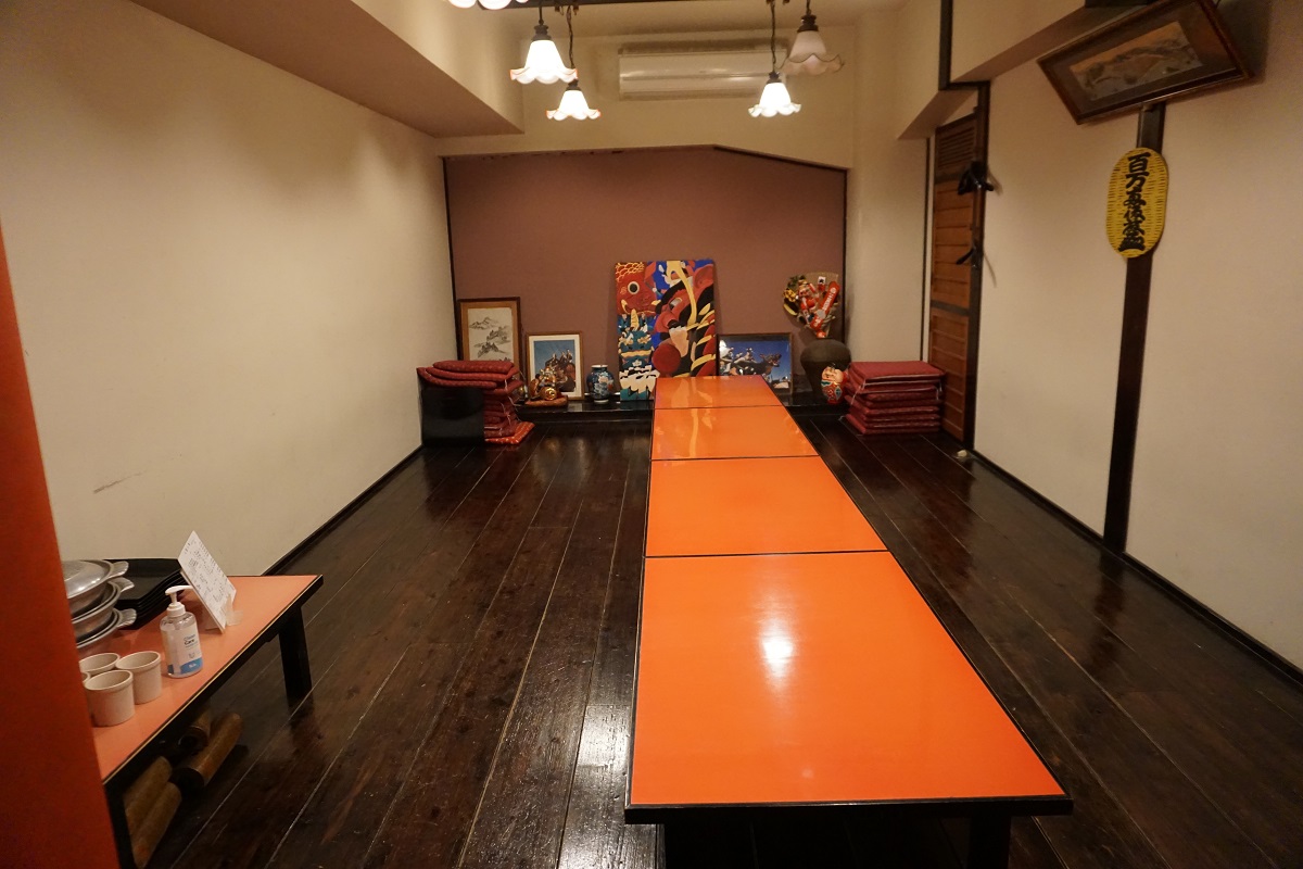 完全個室のお座敷席