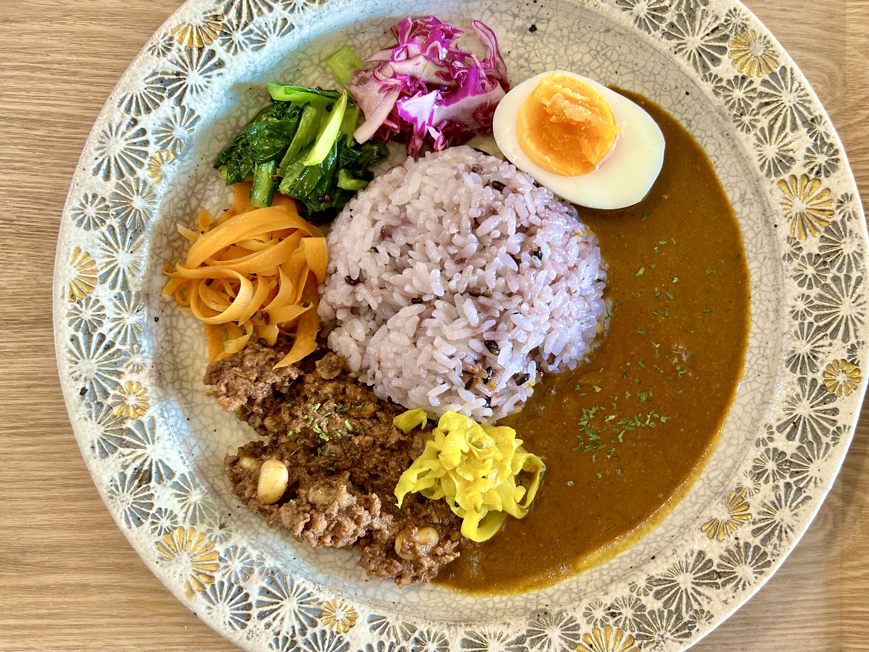 猪キーマとコリコリ大豆のスパイスカレー