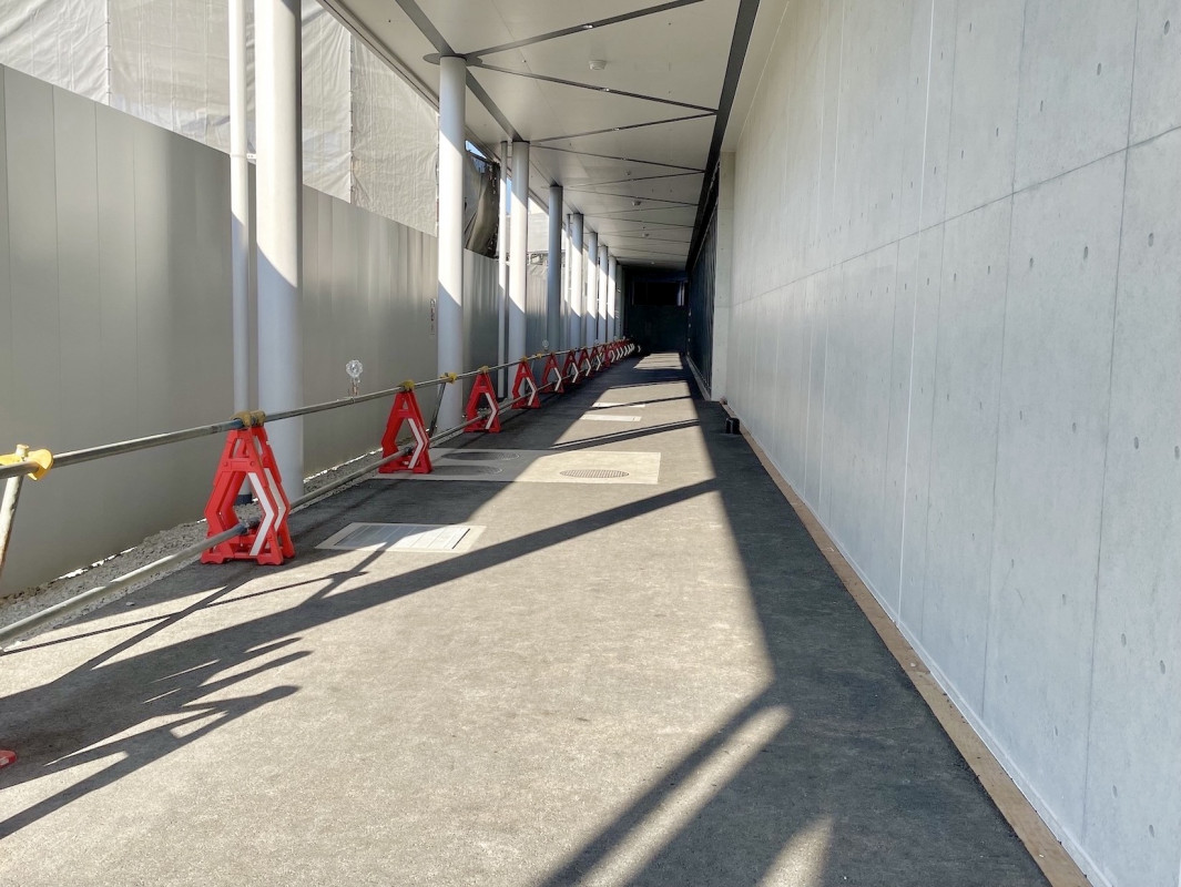 出入り口まで段差なし