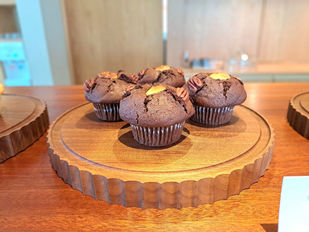 豆乳ベースの卵・乳製品不使用のマフィン