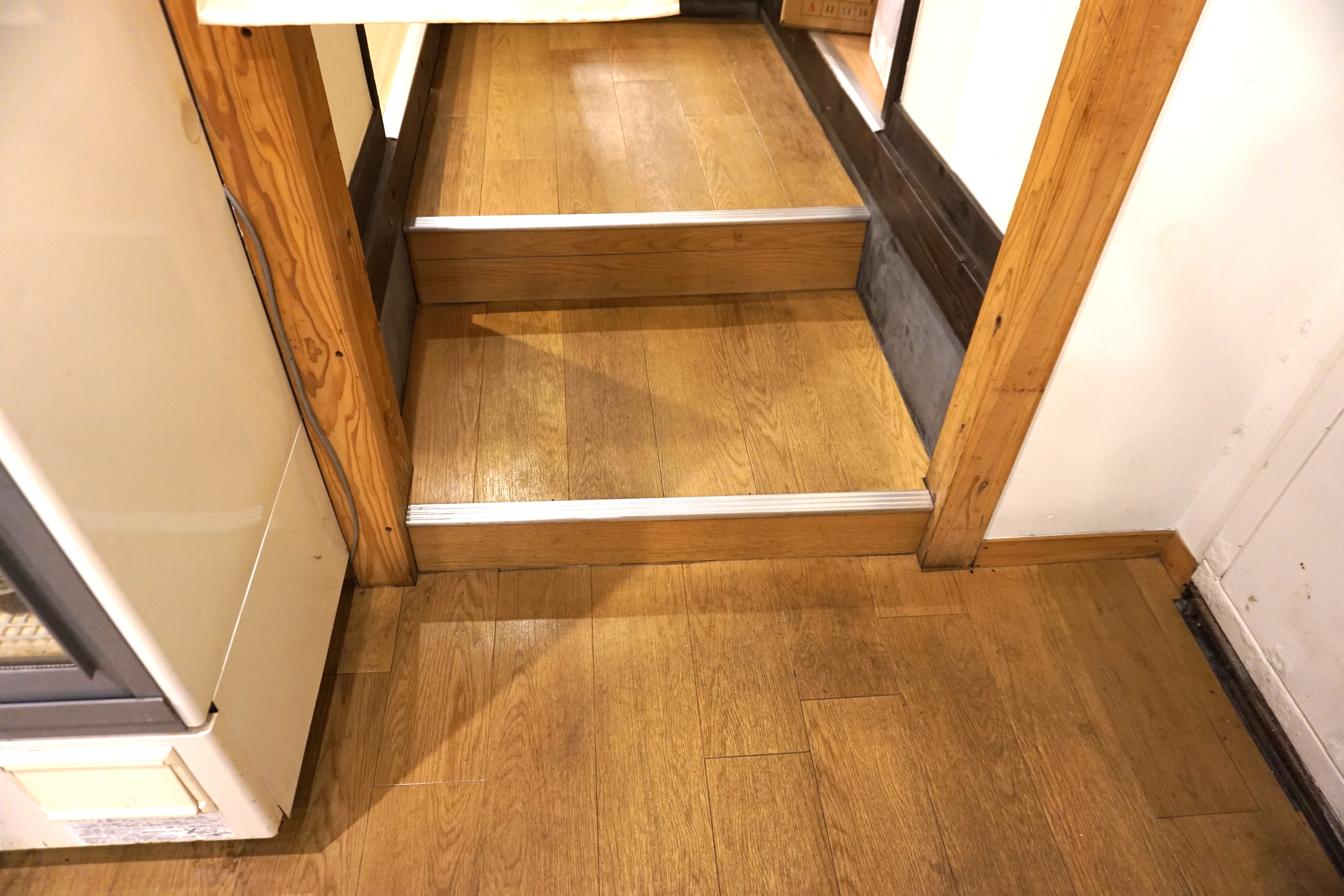 座敷席への通路