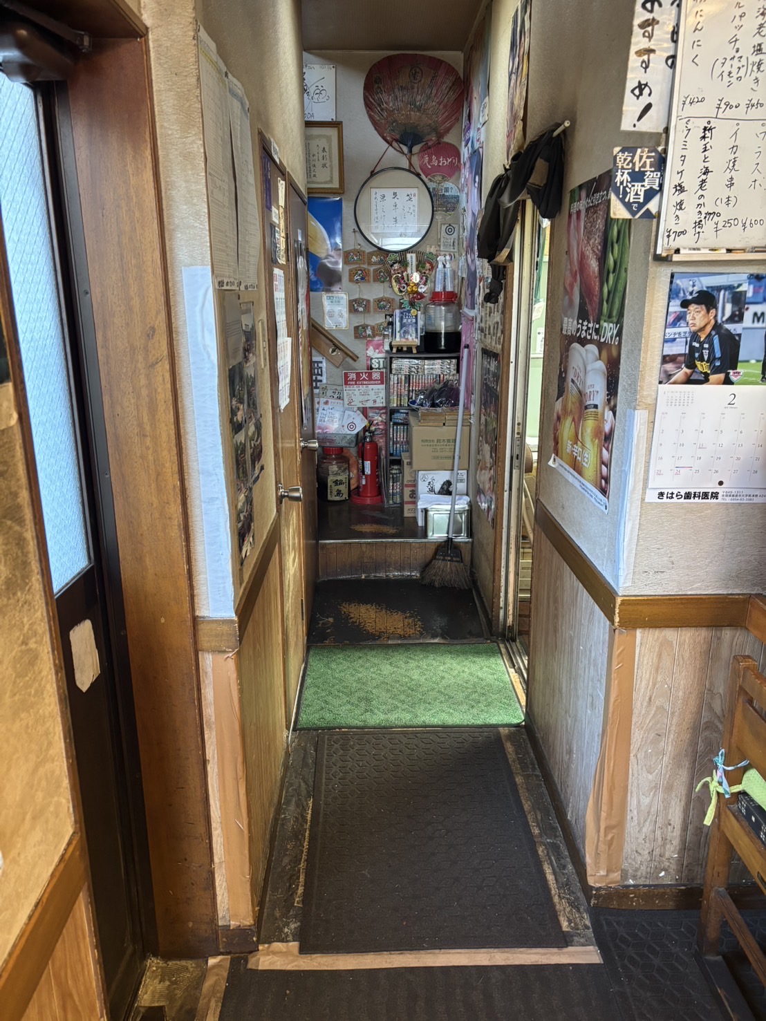 2階への通路です