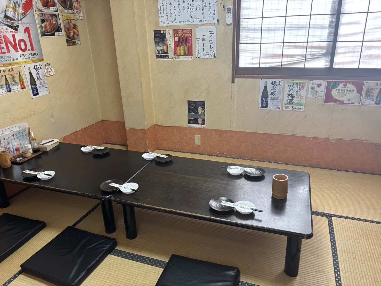 個室のお座敷です