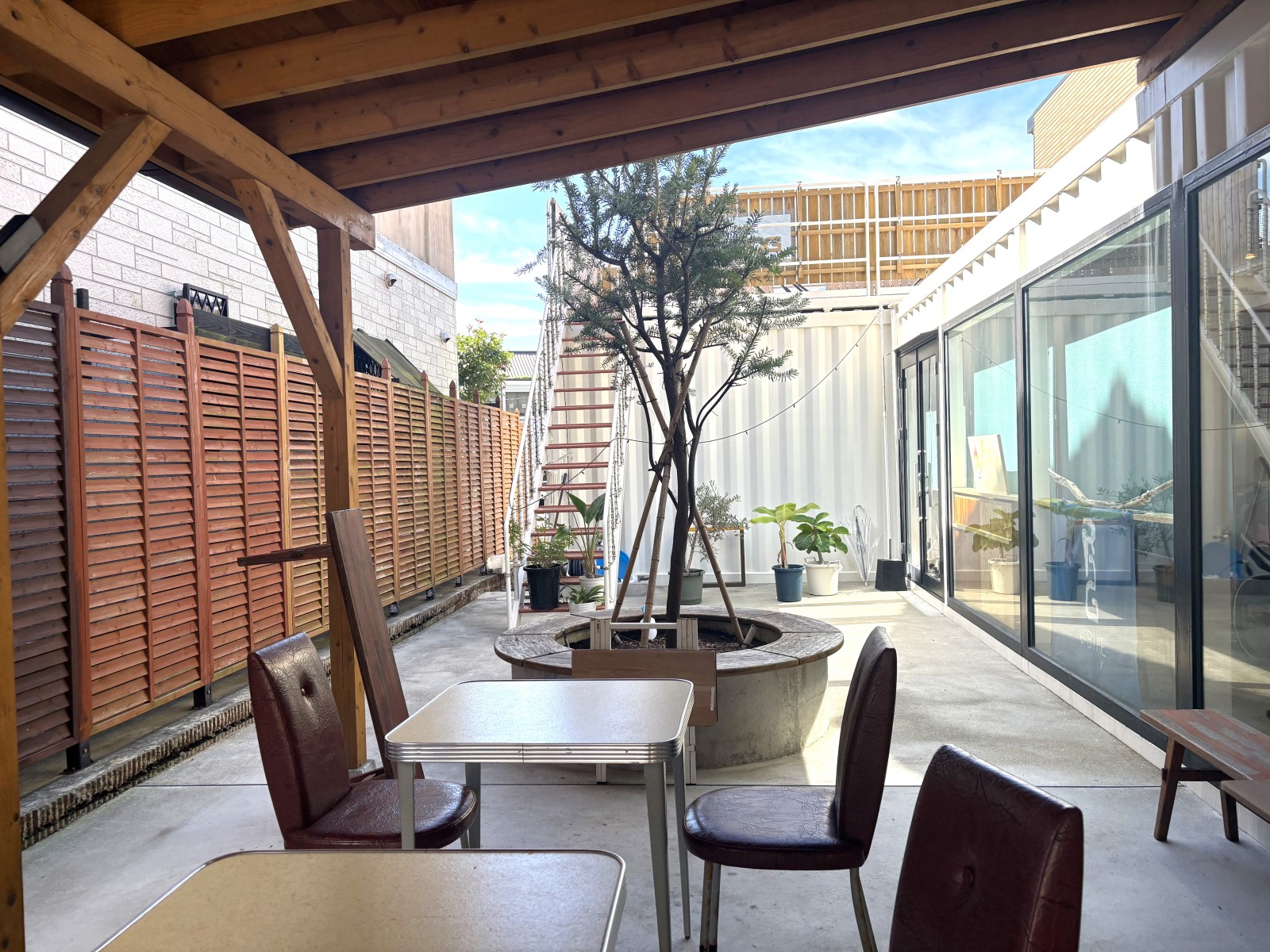 開放感のある店内