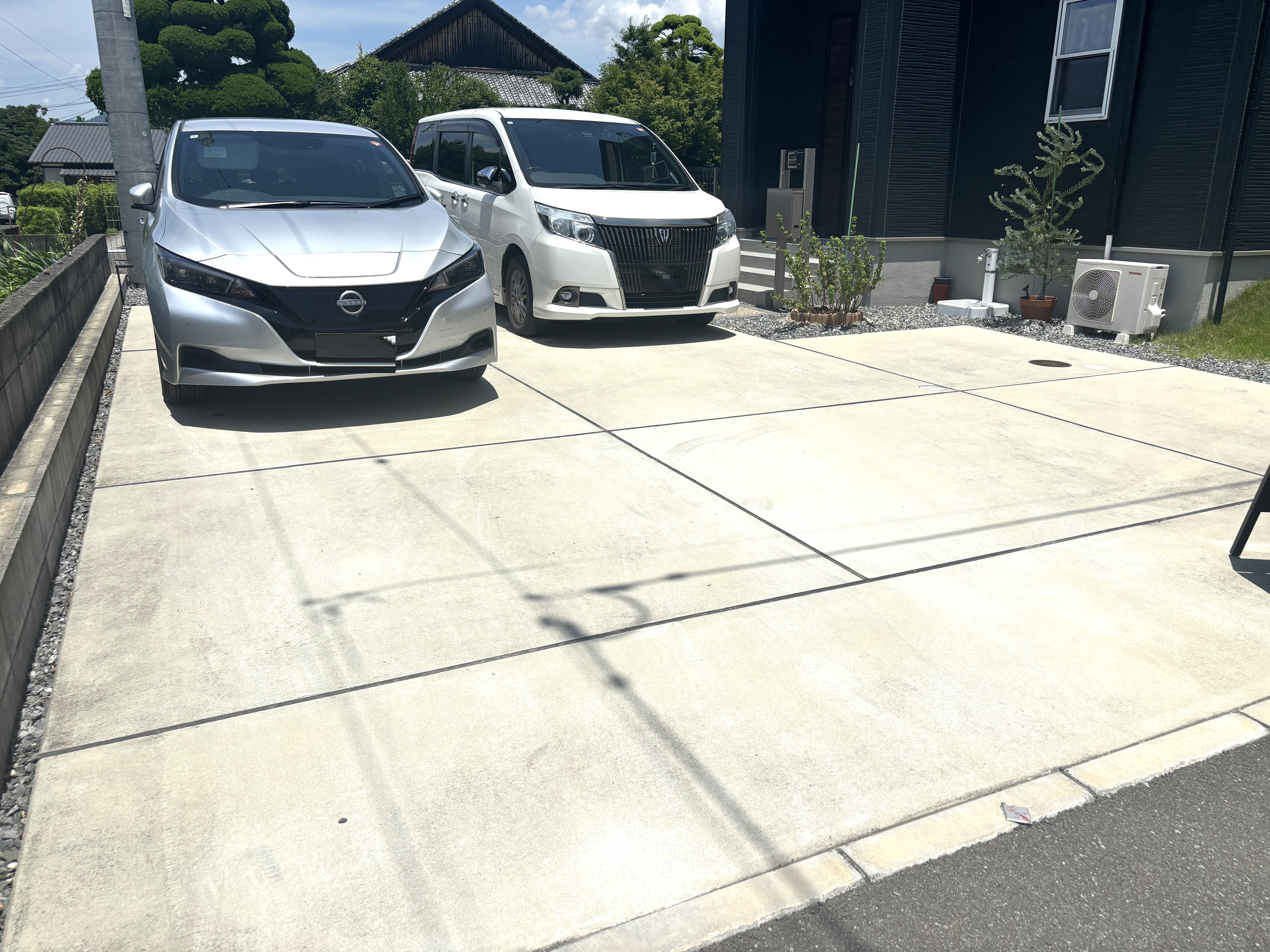 2台駐車できます