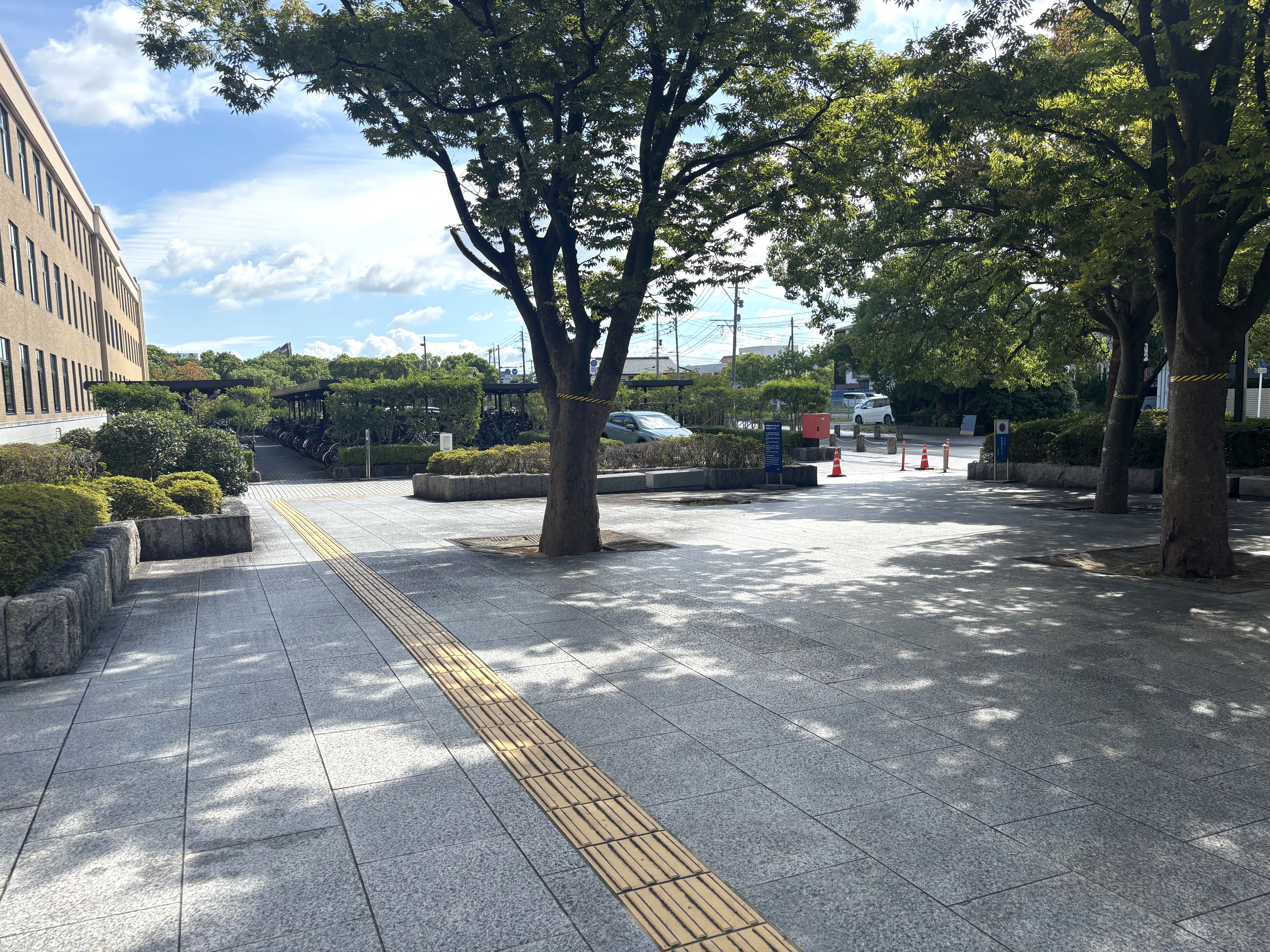 新館南側玄関前通路